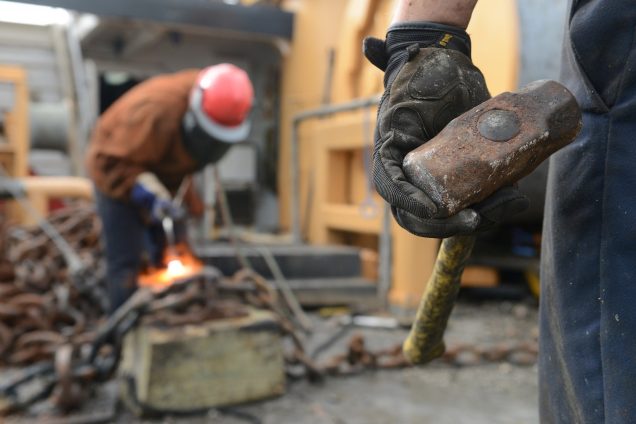 Viering Dag van de Arbeid in Werfschuur