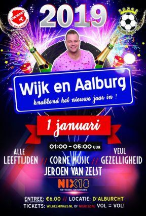 Nieuwjaarsfeest Aalburg en omstreken 2019