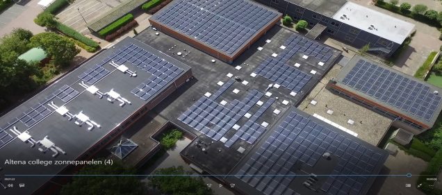 Altena College vol zonnepanelen