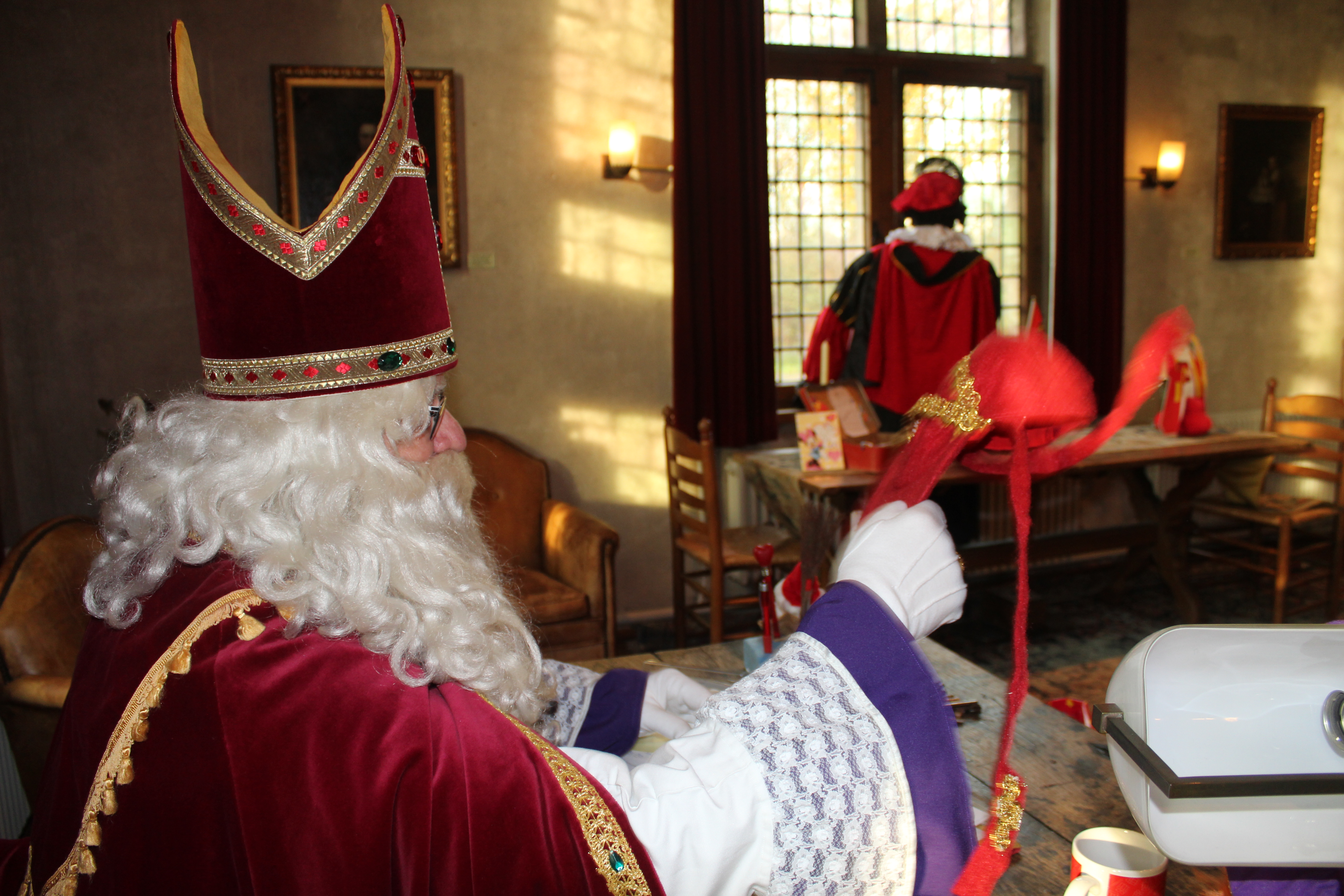 Post voor Sint op Kasteel Dussen