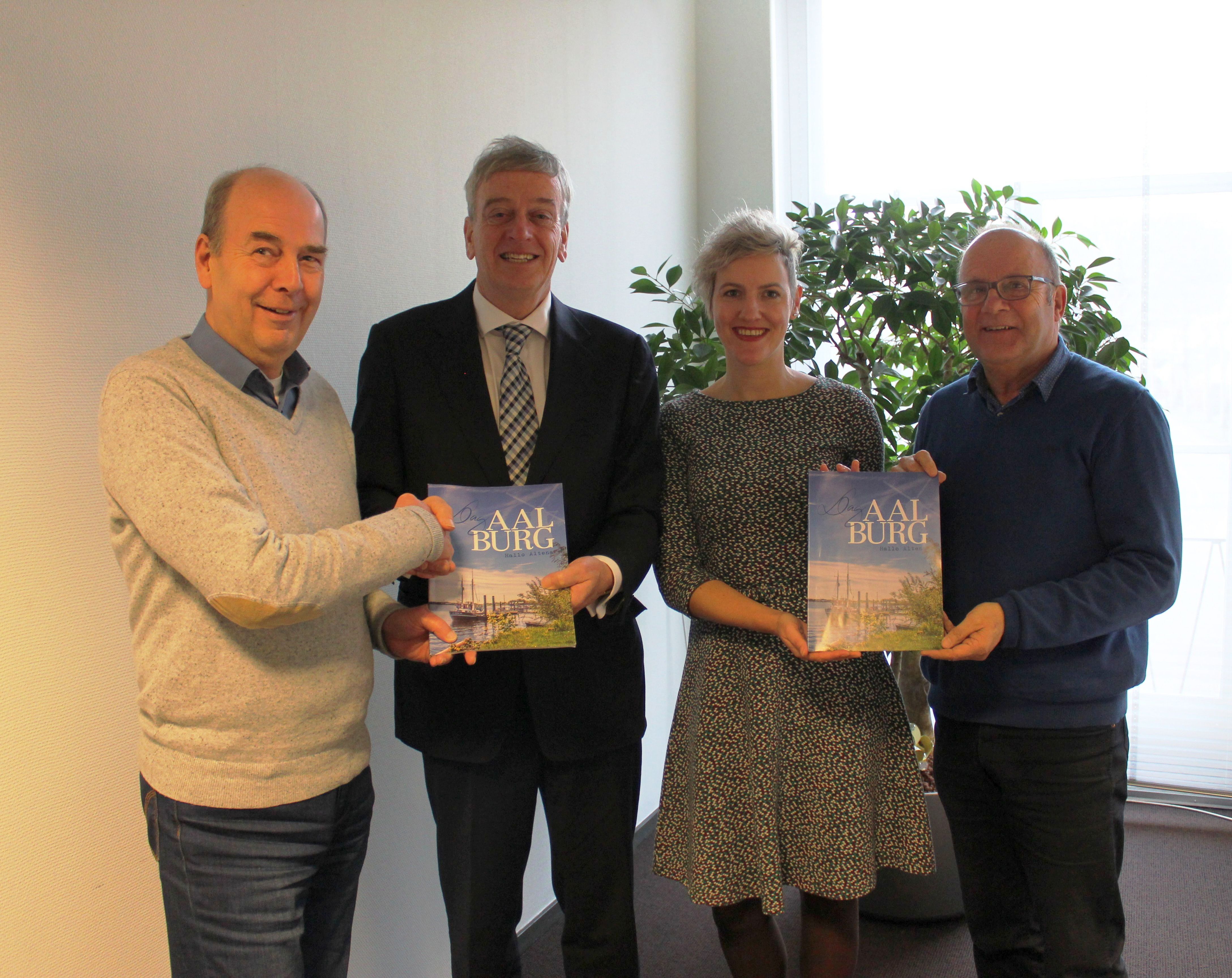 Glossy voor de inwoners van Aalburg als afscheidsgroet