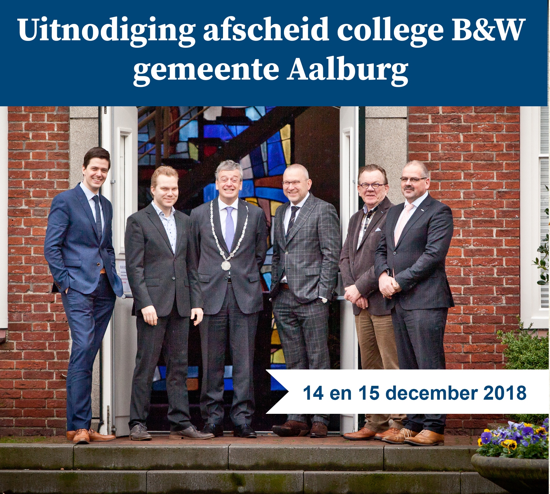 College Aalburg gaat afscheid nemen in de dorpen