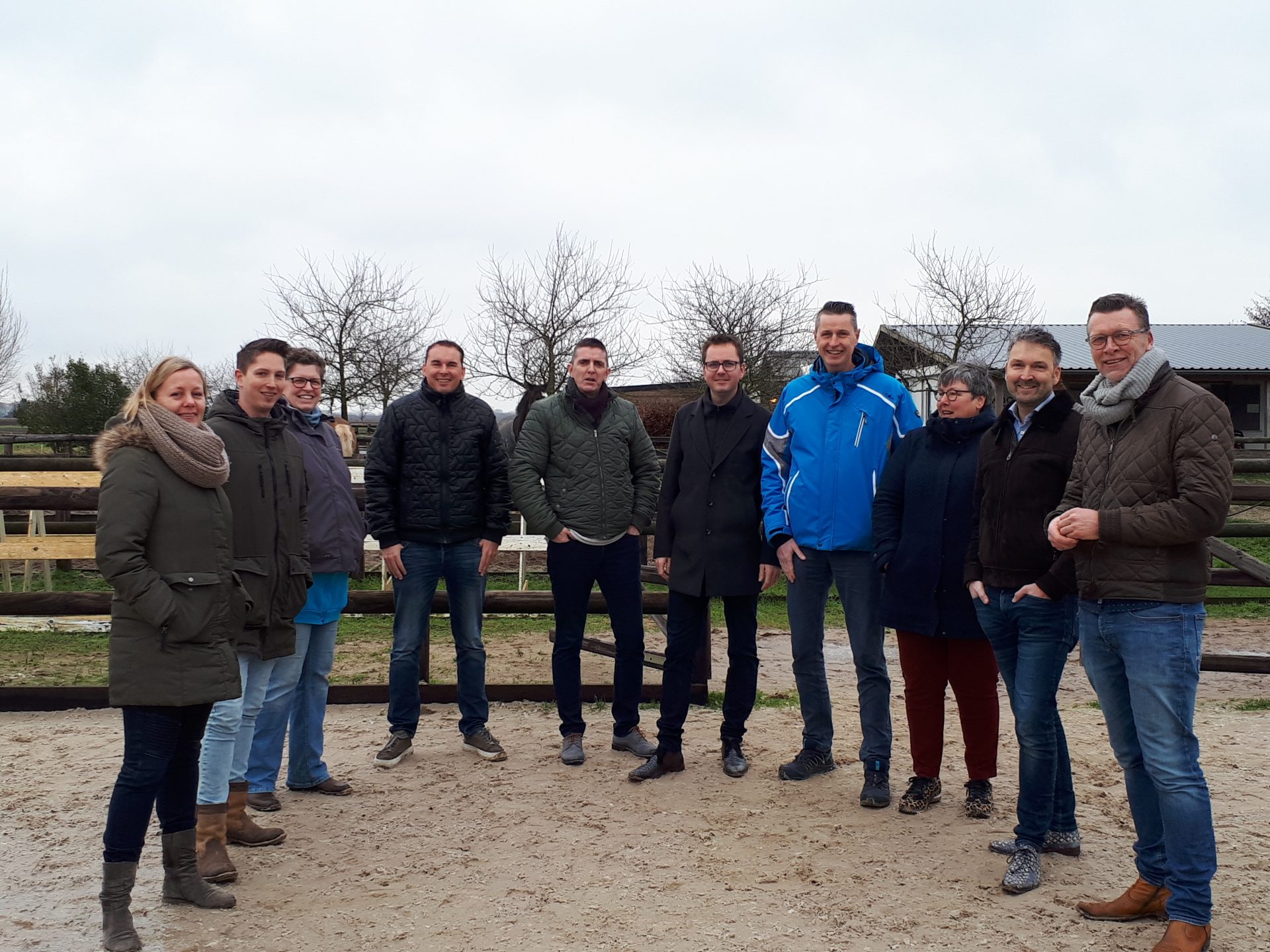 CDA Altena op werkbezoek bij Paardensportvereniging De Nieuwe Roef