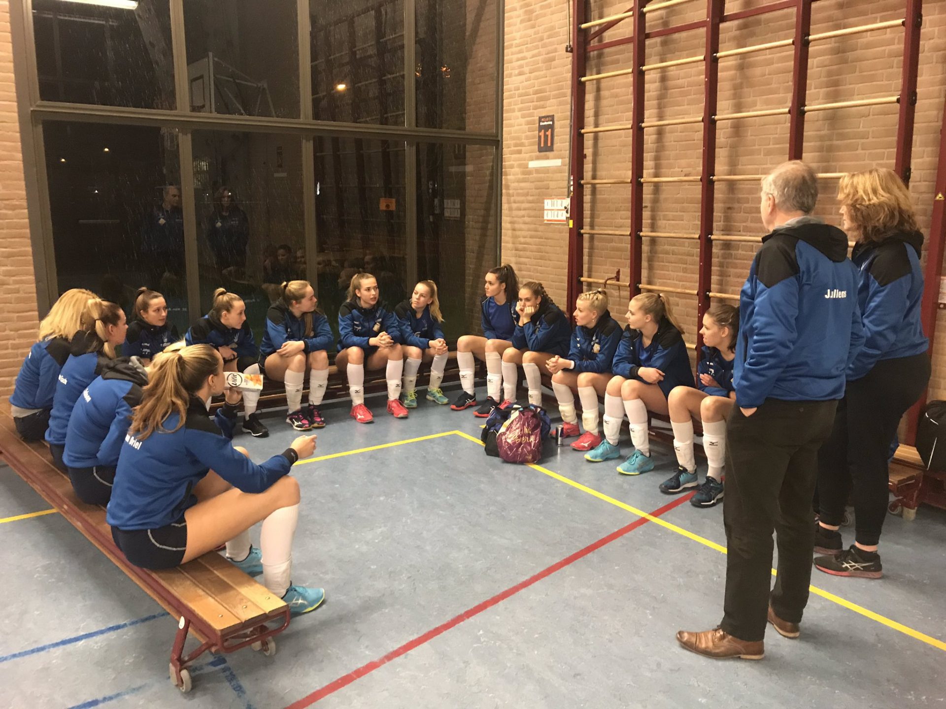 Wegen Coach Jo Rullens en IMS/Voltena Dames 1 scheiden zich