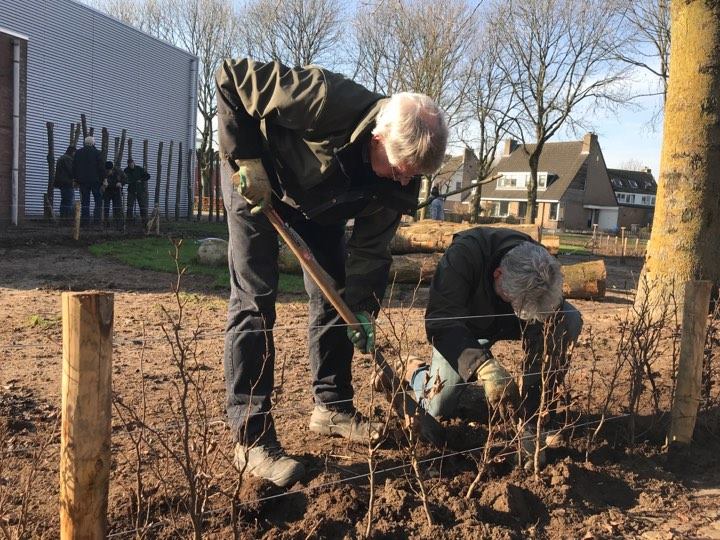 Start aanleg natuurtuin bij de Werf is een feit