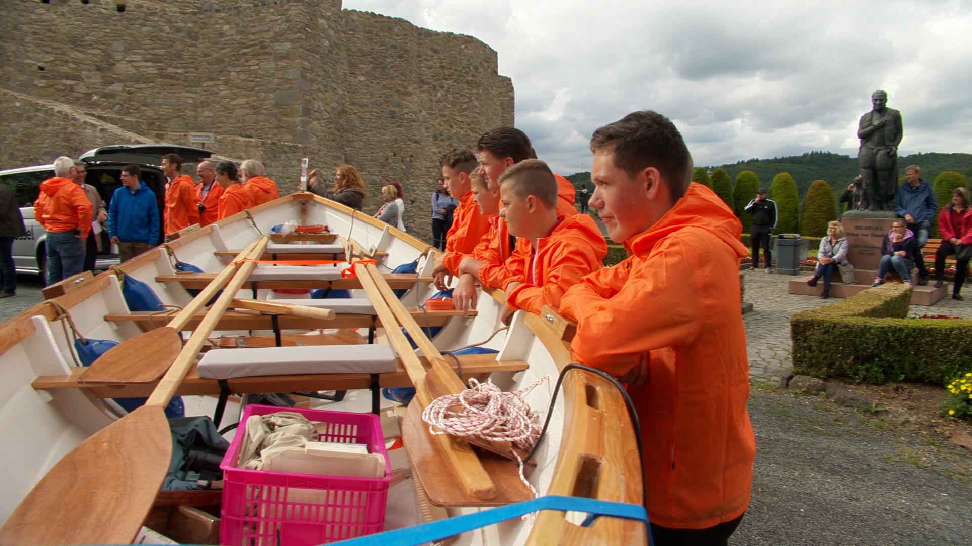 Roeisloep ‘Willem van Oranje’ gedoopt in Dillenburg (DE)