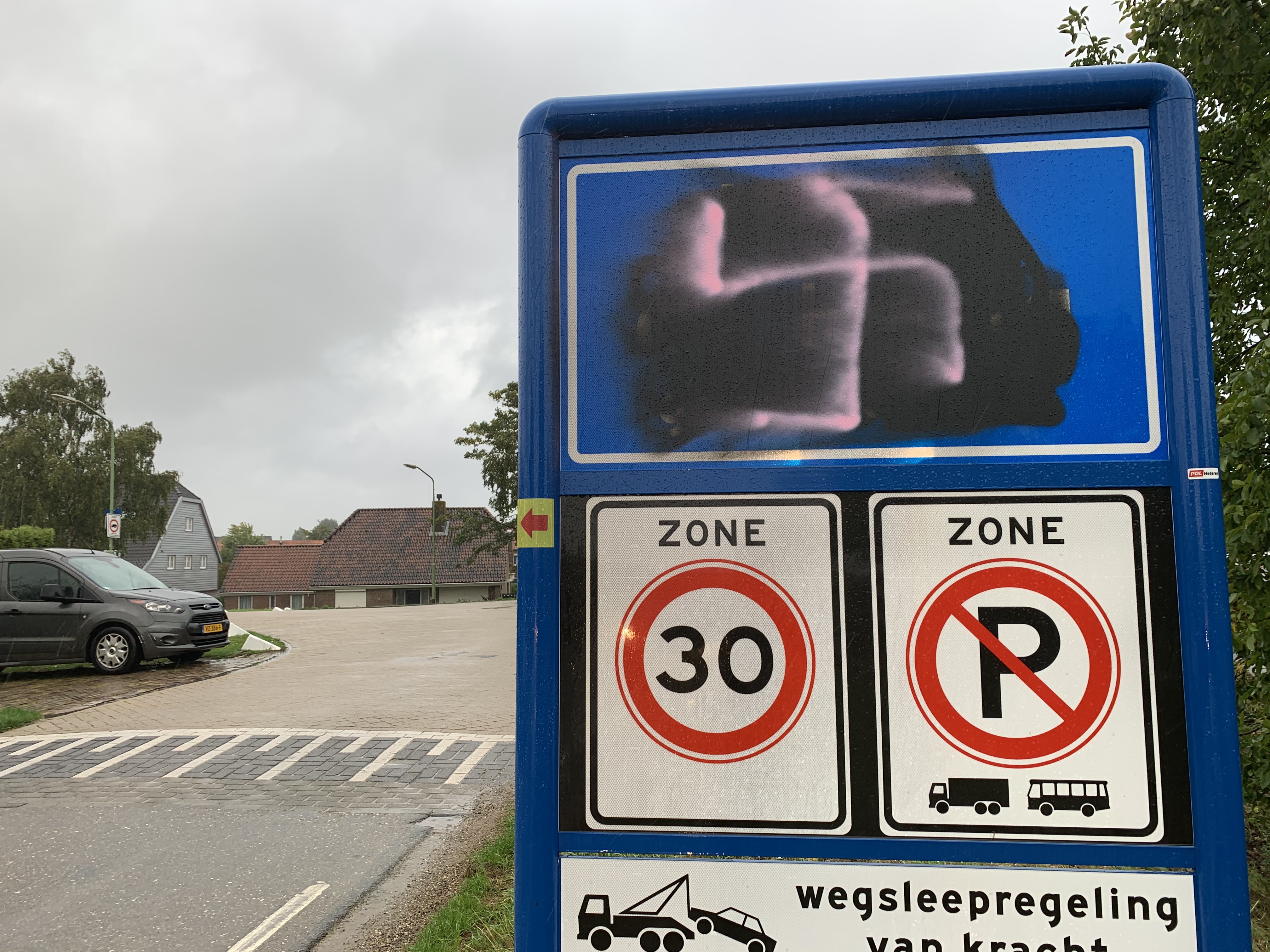 Hank weer opgeschrikt door vandalisme