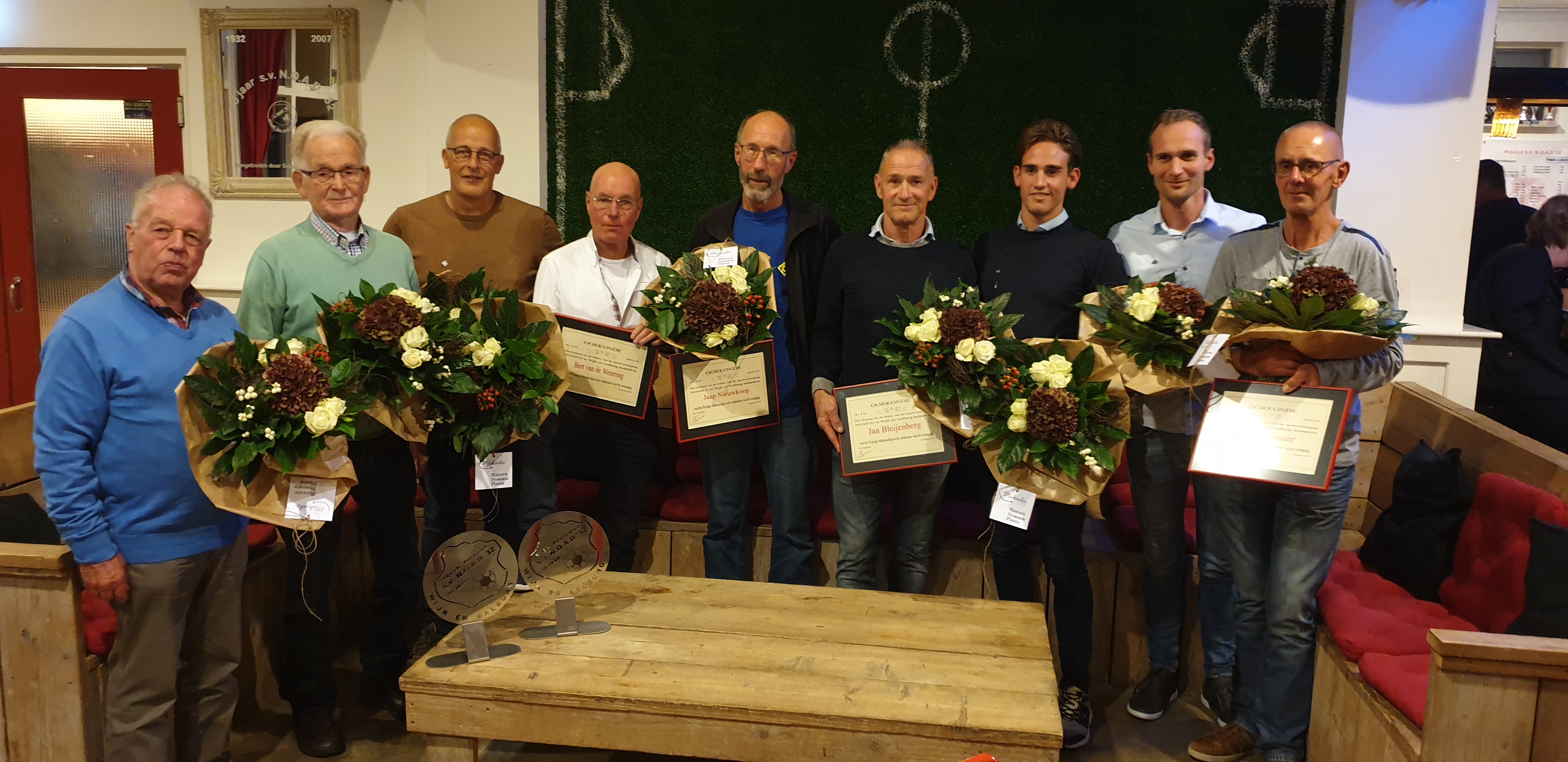 NOAD’32 huldigt jubilaressen en benoemt de vrijwilligers van het jaar