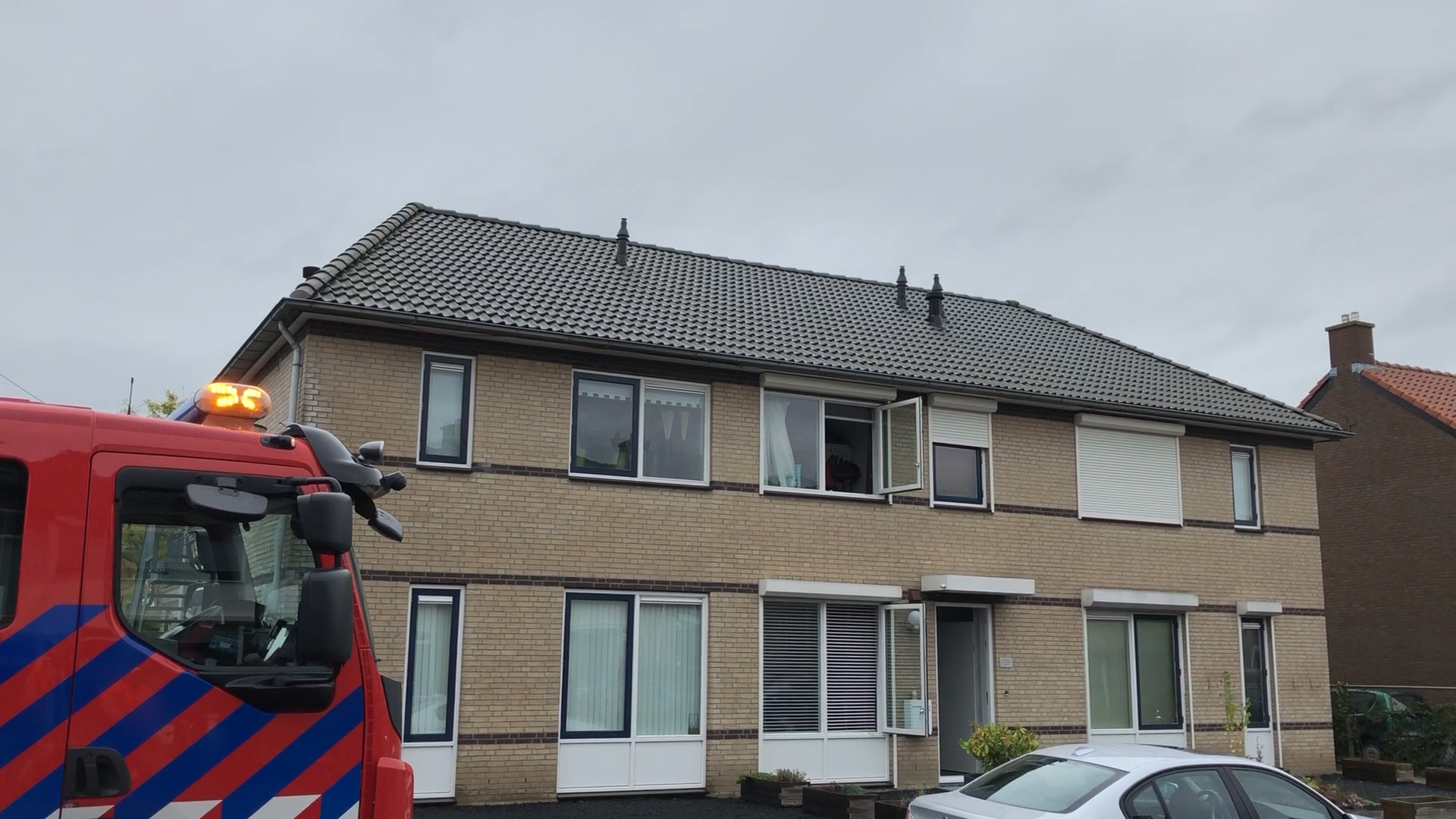 Woningbrand Ridderhof te Giessen ontstaan in oven