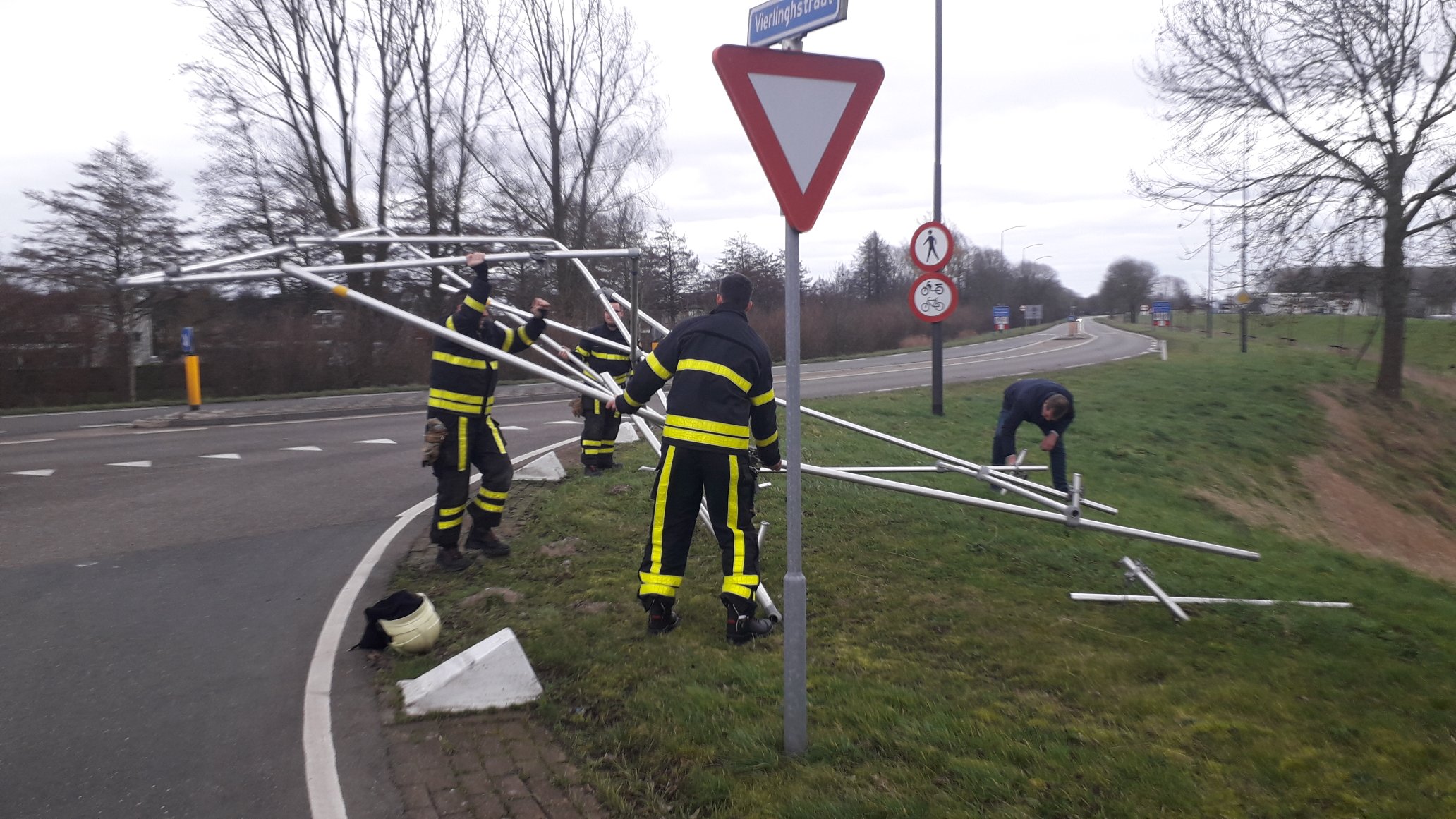 Storm Ciara laat hulpdiensten opschalen