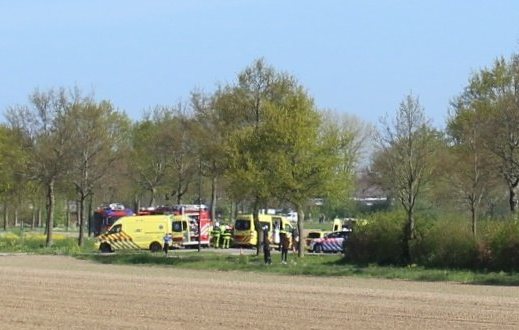 Twee zwaargewonden bij ongeval Woudrichemseweg