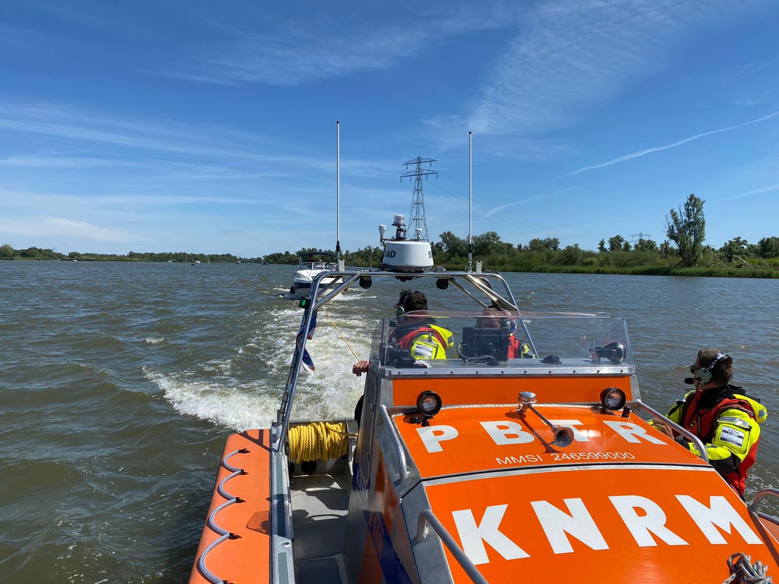 Veel inzet van de KNRM Dordrecht in Biesbosch