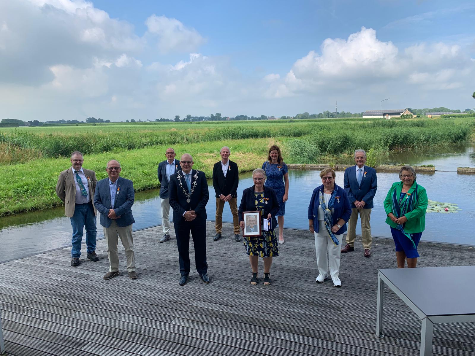 Uitreiking versierselen Koninklijke Onderscheidingen