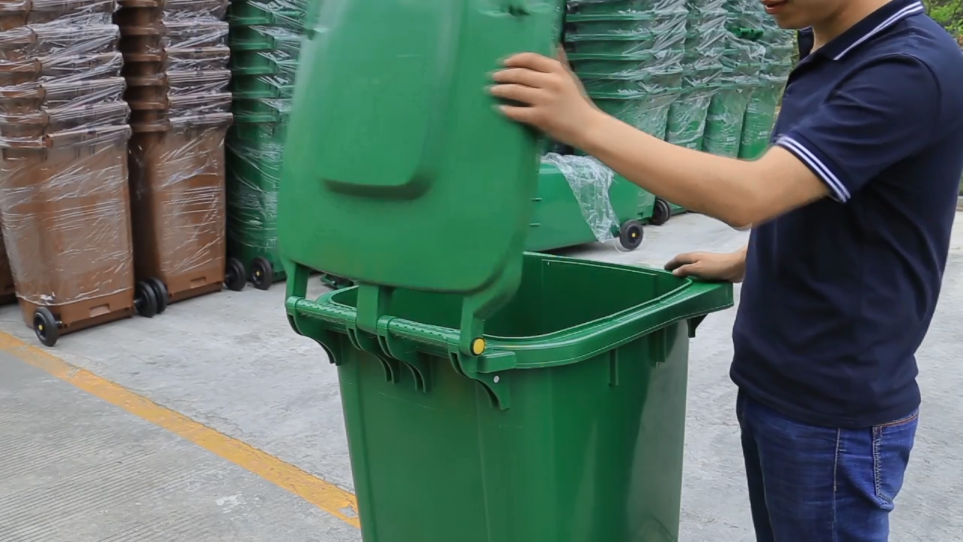 Chipwissel voor de groene en grijze container