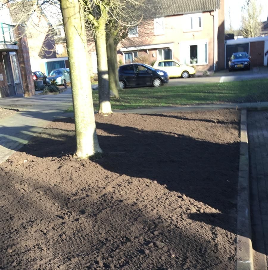 Gemeente start met beplanten van groenvakken