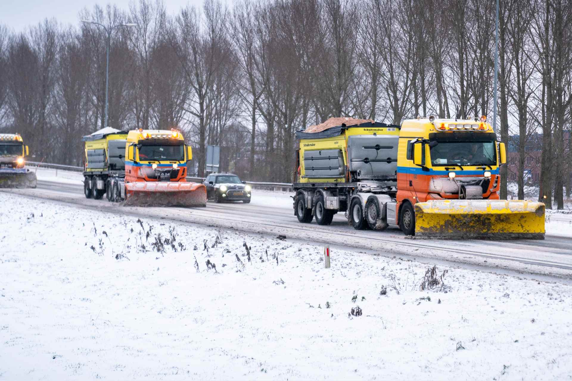 Snelweg A27 afgesloten op zaterdag 13 februari