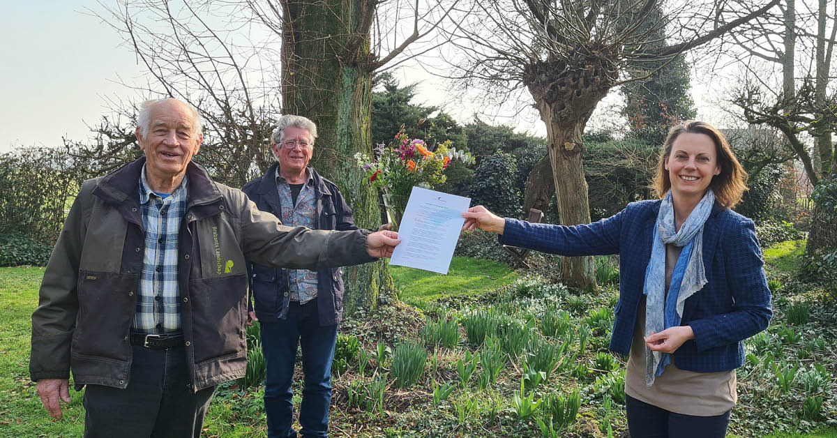 Johan Koekkoek uit Almkerk ontvangt Casimir Milieuprijs