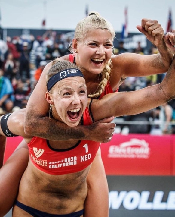 Beachvolleybalster Raïsa Schoon wint elite 16 toernooi