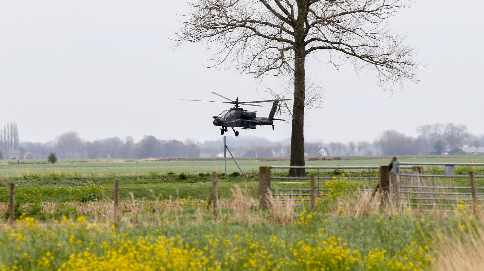 Commotie om laagvliegende defensie helikopter boven broedgebied