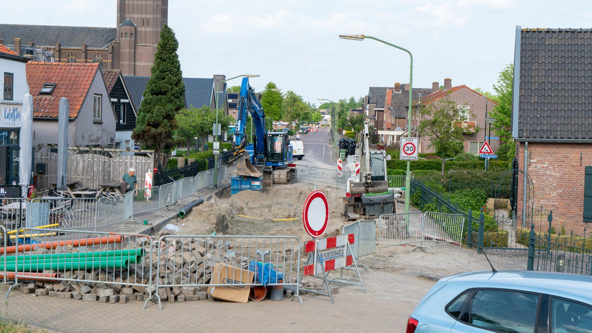 Renovatie Kerkstraat Hank wordt nog verder vervolgd