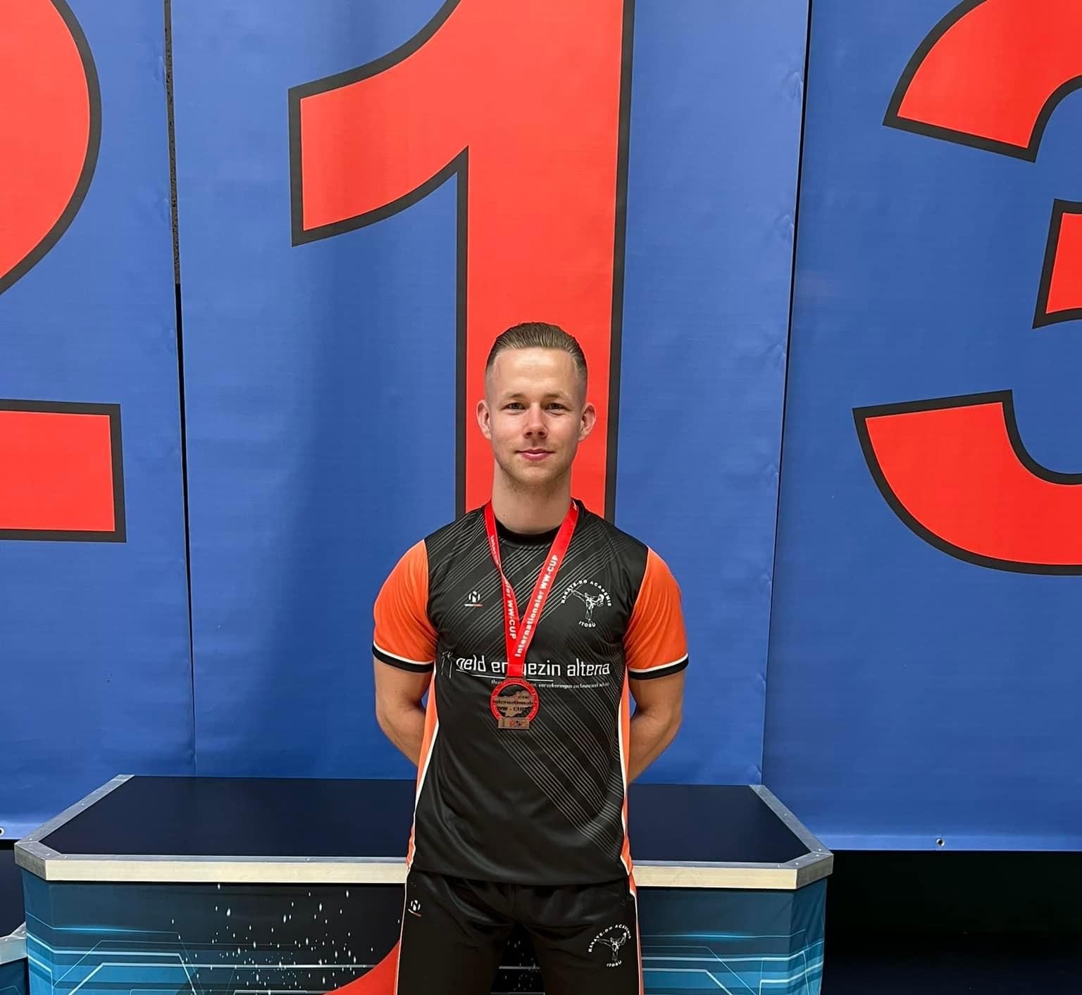 Brons voor Rick Sonnema op WW Cup in Duitsland