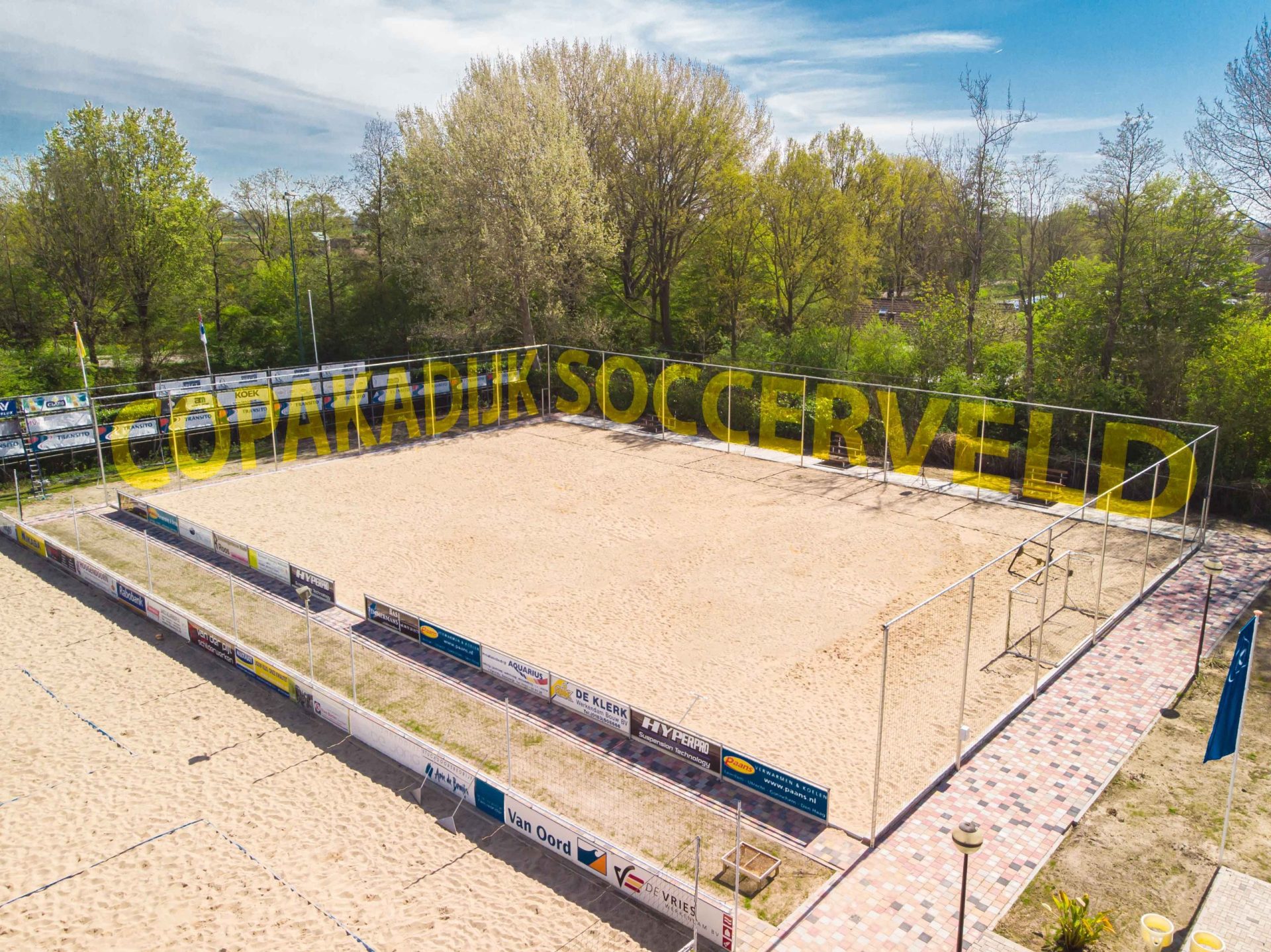 Beachsoccer op de Copakadijk