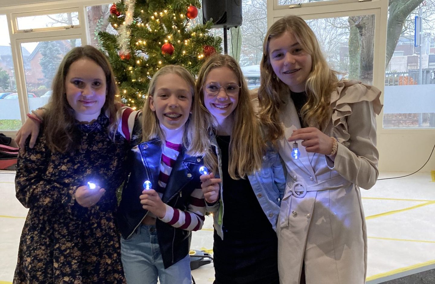 Kerstviering Be the light op vmbo Schans in Sleeuwijk