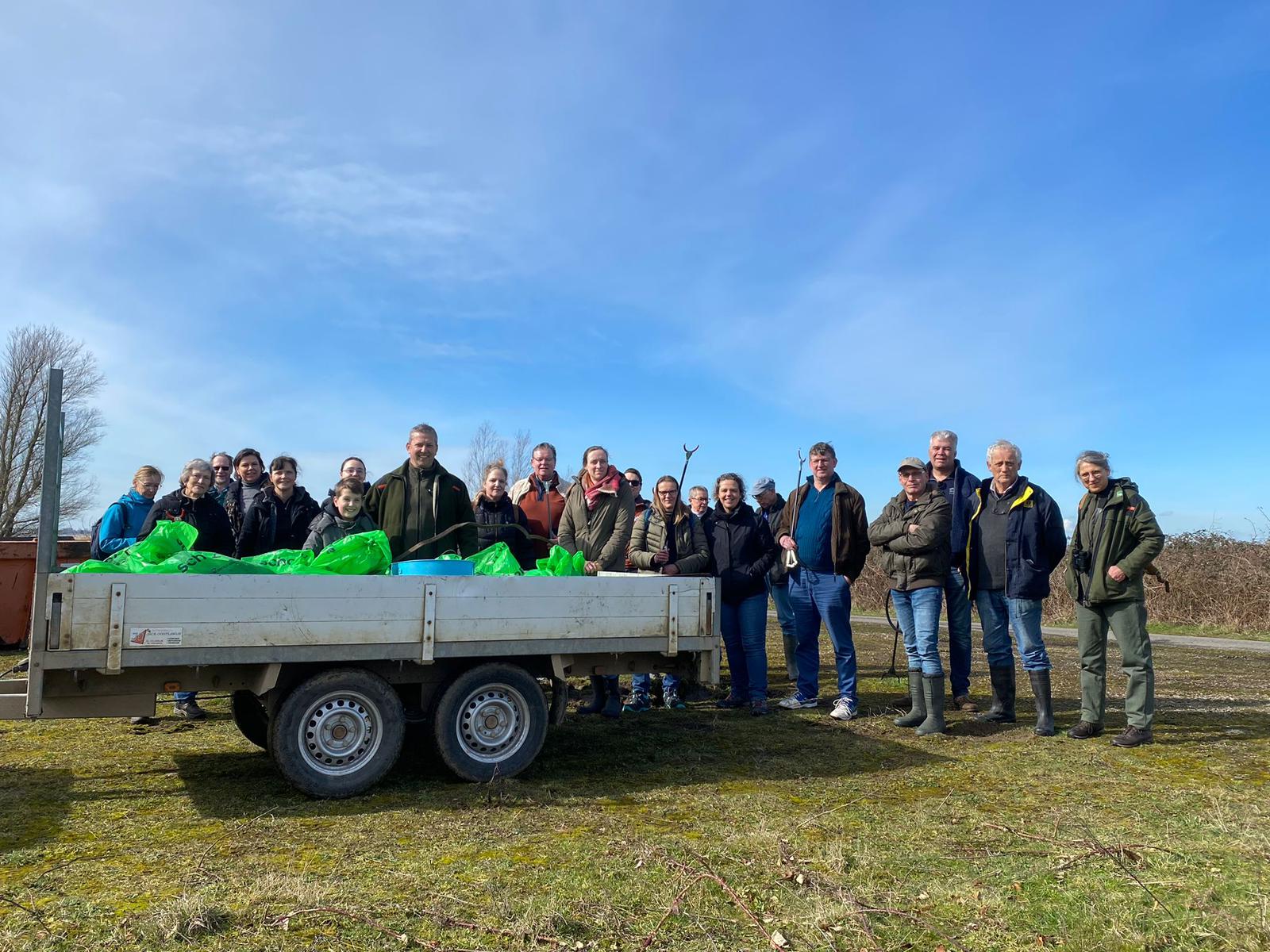 Voorjaarsopruimactie in de Biesbosch weer groot succes