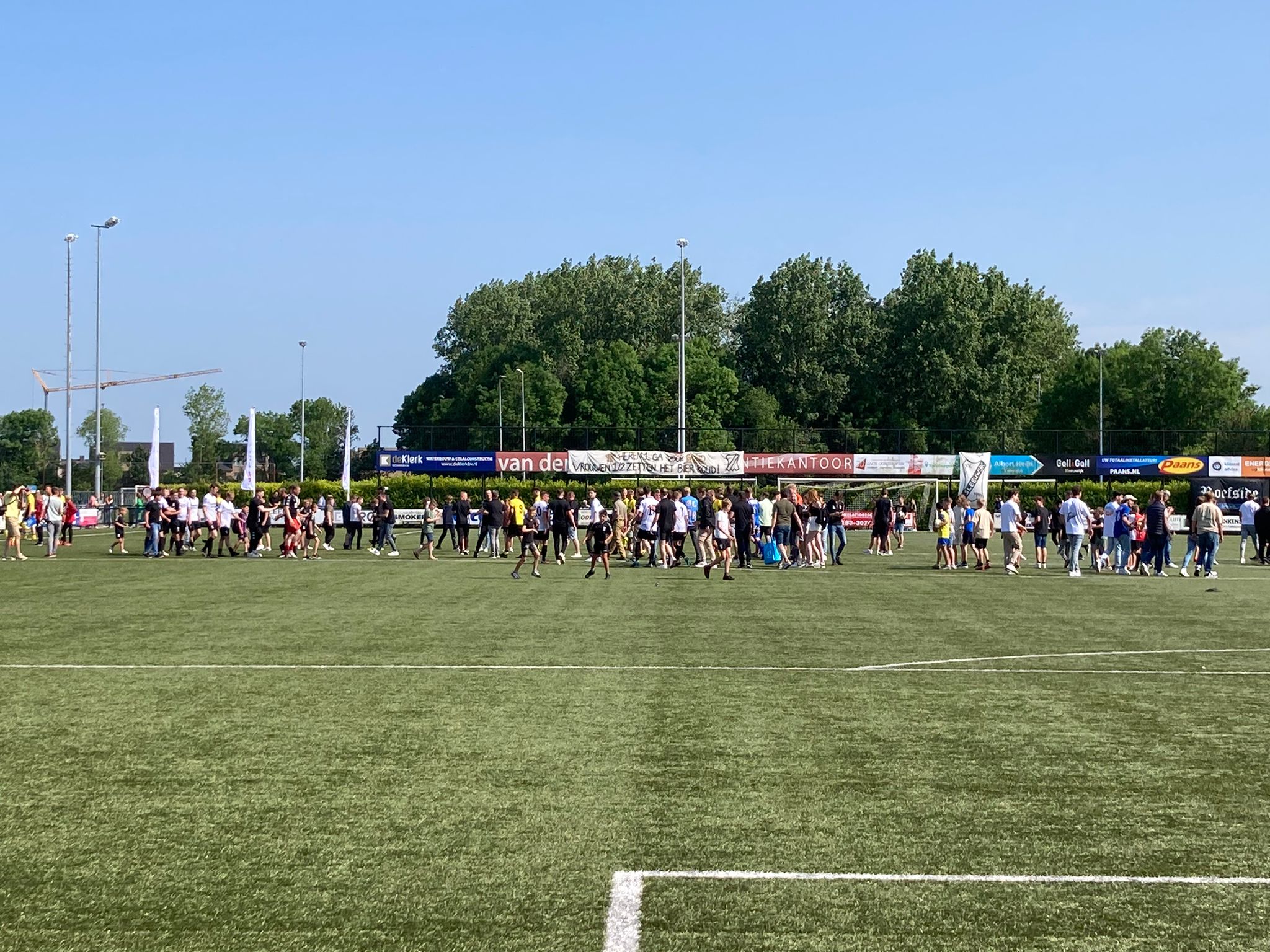 vv Sleeuwijk kampioen 3e Klasse E en promotie naar 2e klasse