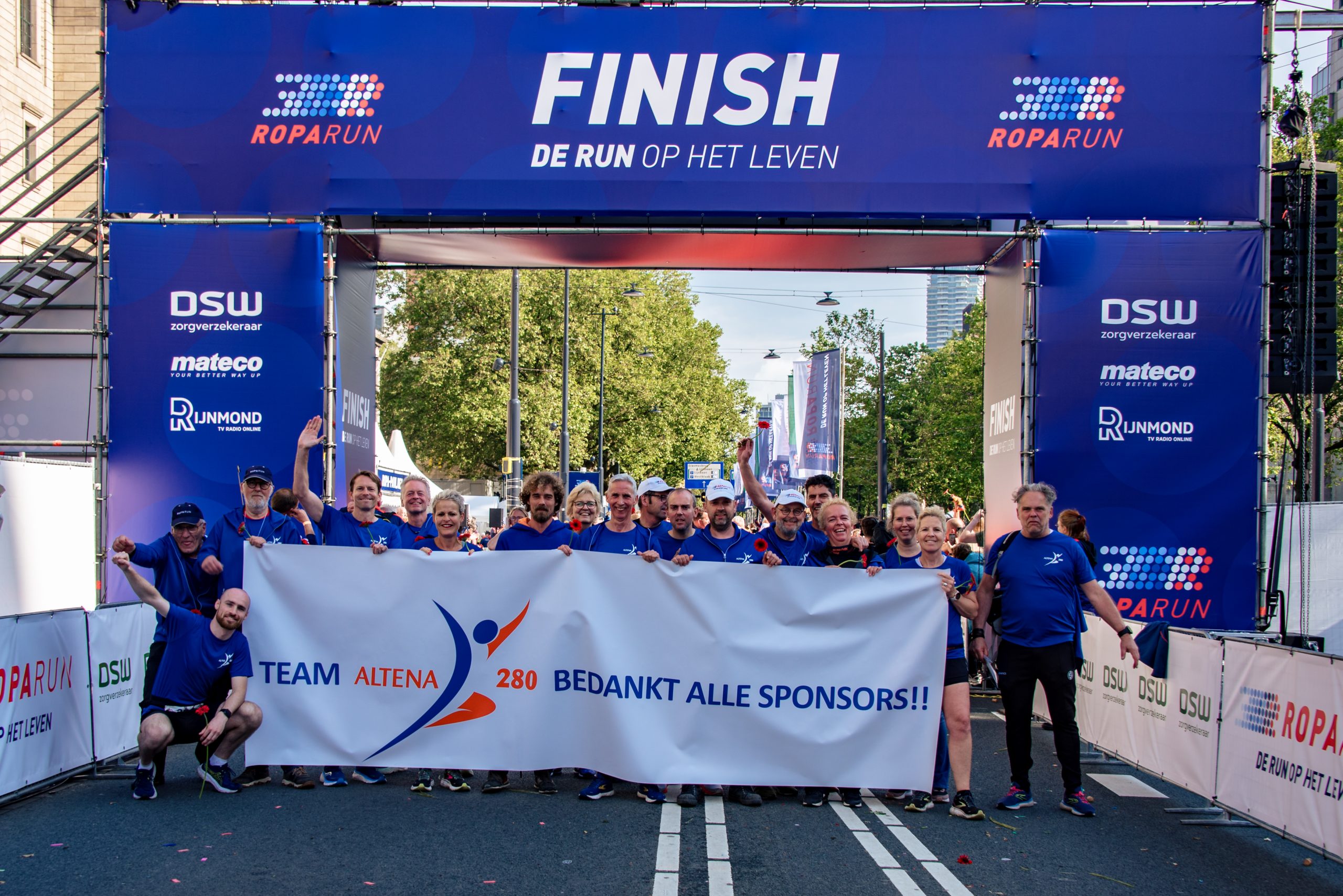 Roparun Team Altena 280 blikt terug op bijzondere Roparun