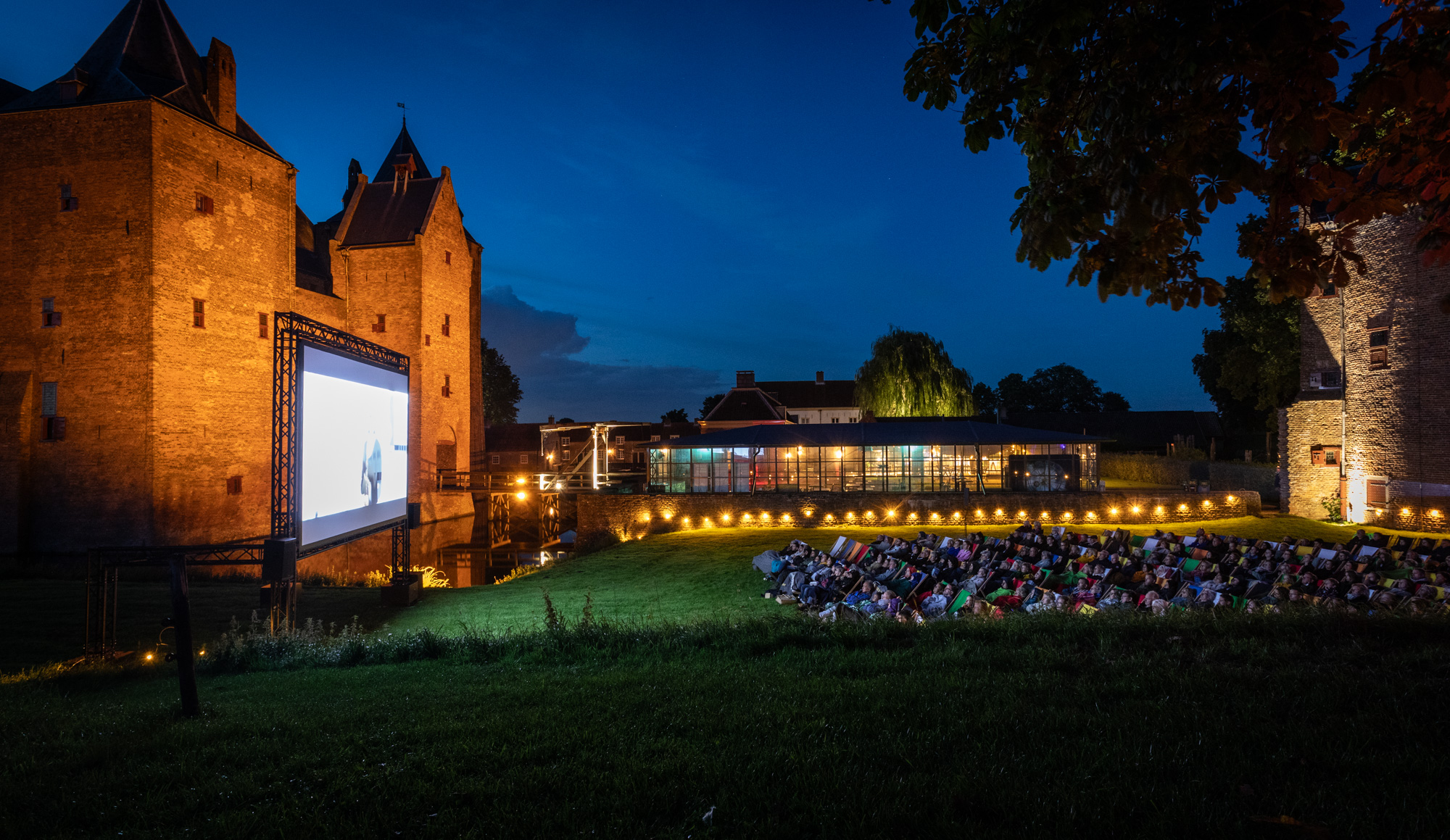 Openlucht filmavonden op Slot Loevestein